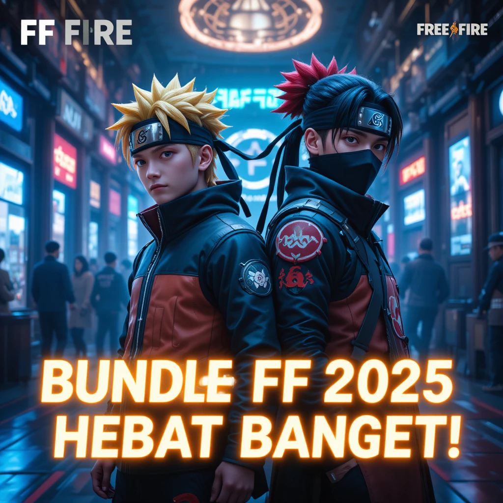 Bundle Free Fire 2025 Bikin Lobby Heboh: Naruto Shippuden dan Bundle Kakashi!