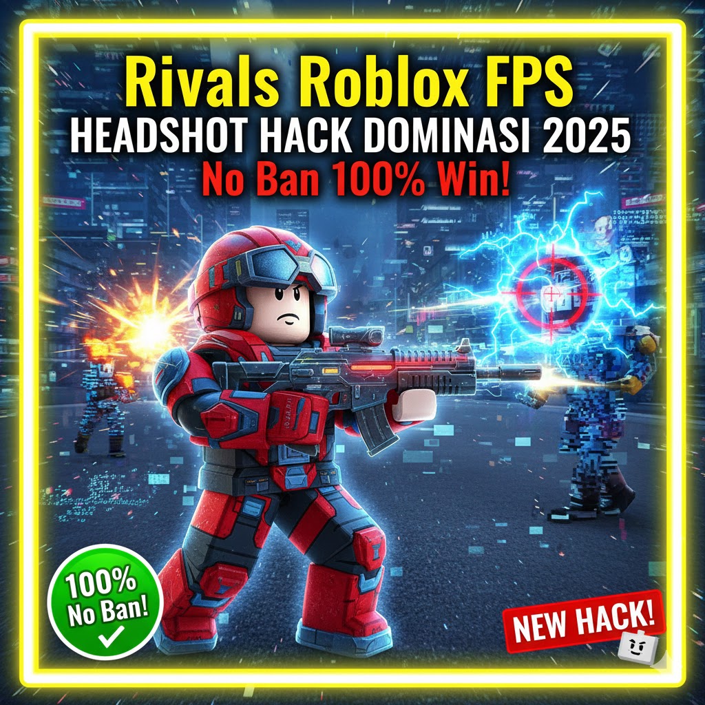 Rivals Roblox FPS: Headshot Hack Dominasi 2025 No Ban 100% Win!