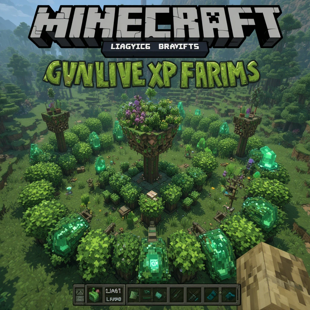 Tutorial Minecraft: Farm Otomatis XP Level 1000/Jam