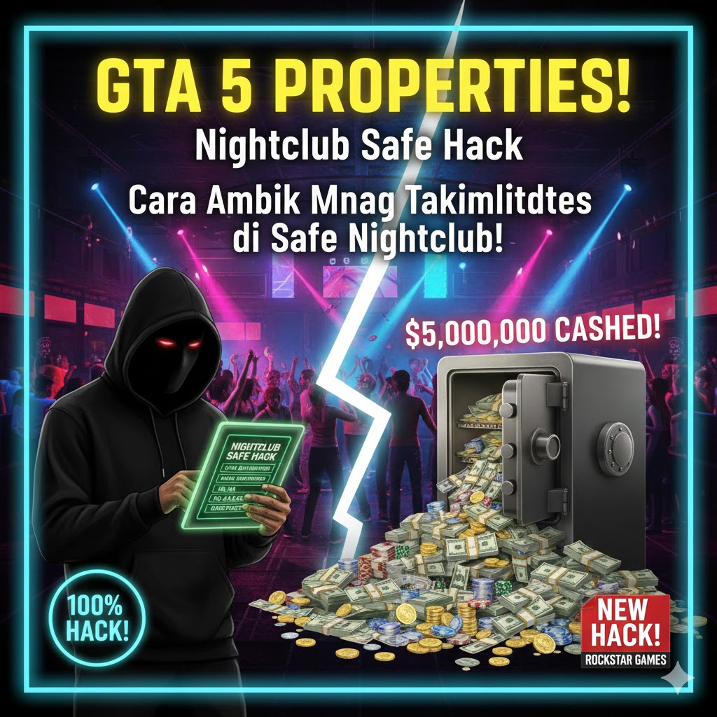 GTA 5 Properties: Nightclub Safe Hack - Cara Ambil Uang Tak Terbatas di Safe Nightclub!