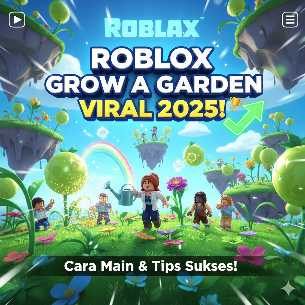 Roblox Grow a Garden Viral 2025, Cara Main dan Tips Sukses!