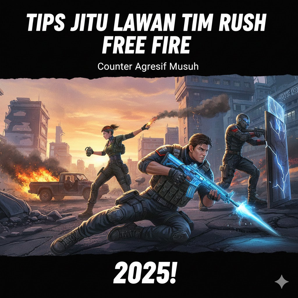 Tips Jitu Lawan Tim Rush Free Fire - Counter Agresif Musuh 2025!