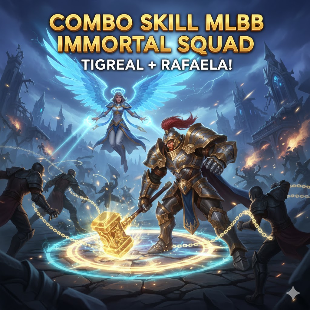 Combo Skill MLBB Immortal Squad: Tigreal + Rafaela!