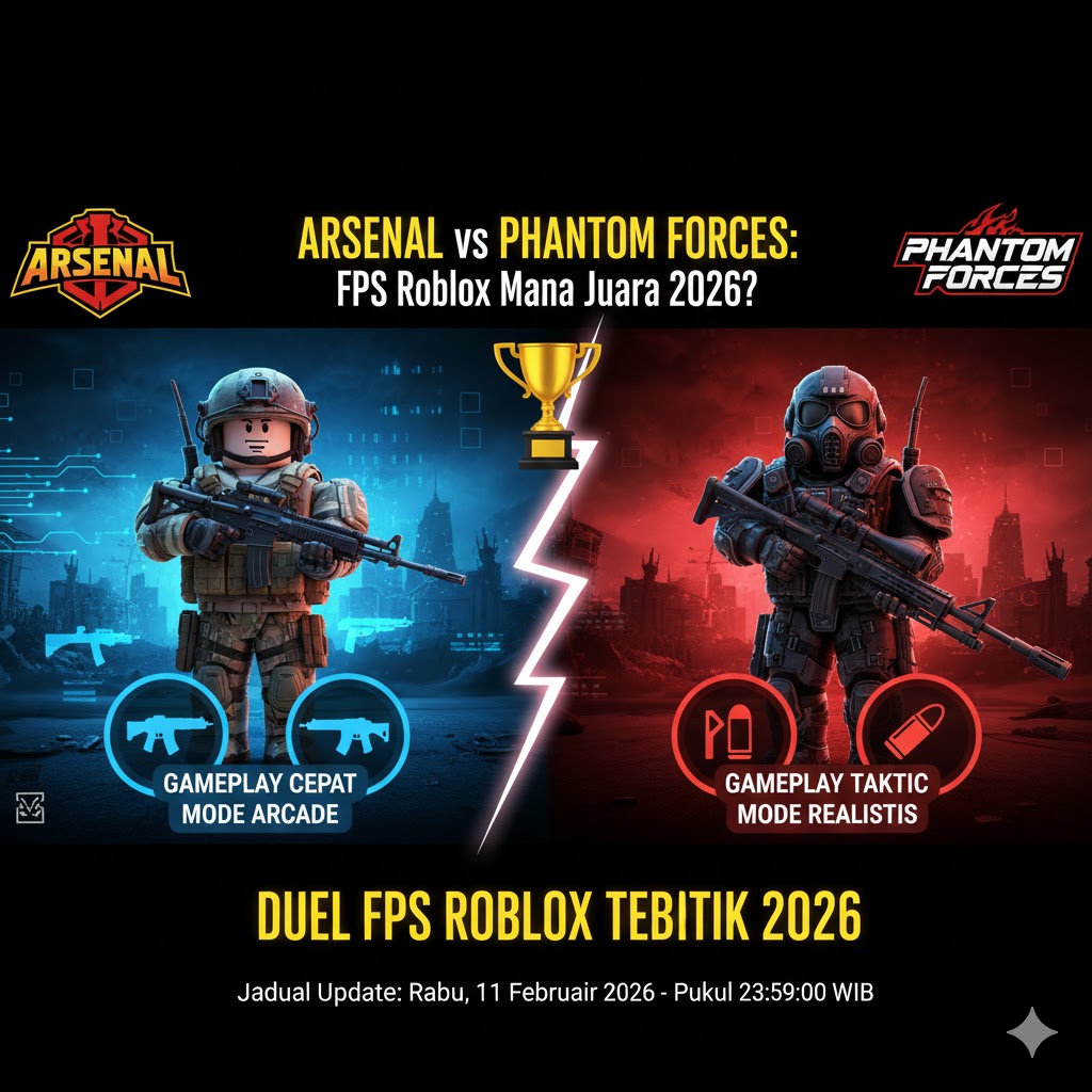 Arsenal vs Phantom Forces: FPS Roblox Mana Juara 2026?
