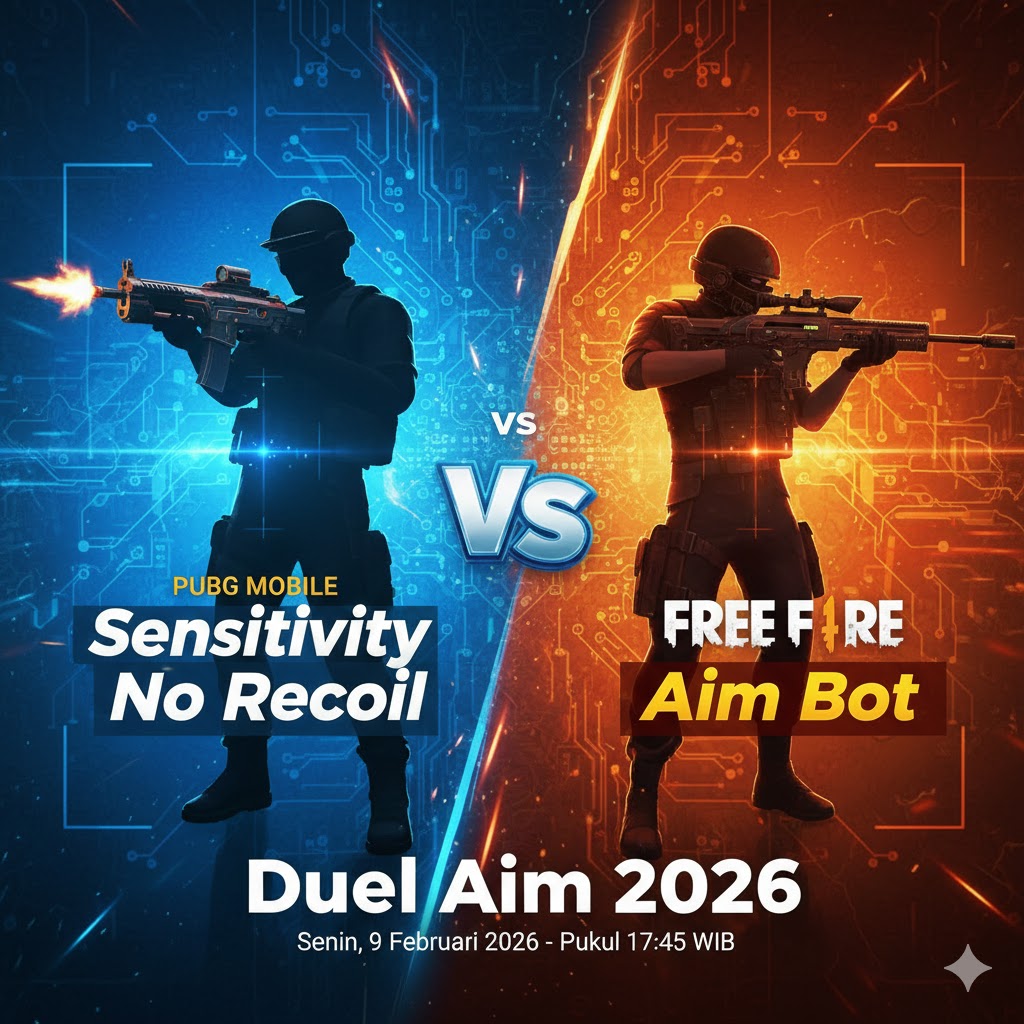 Sensitivity No Recoil PUBG vs Free Fire Aim Bot: Duel Aim 2026