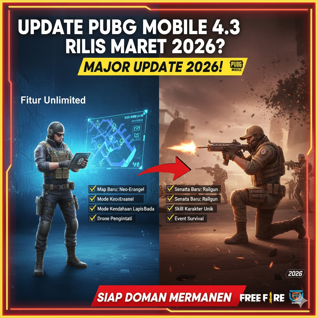 Update PUBG Mobile 4.3 Rilis Maret 2026, Fitur Baru Apa Saja?