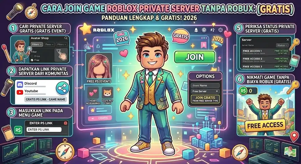 Cara Join Game Roblox