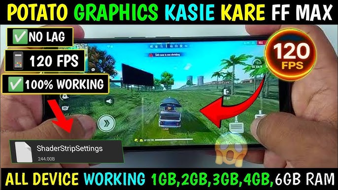 Setting Grafik Free Fire: 120 FPS HP Kentang Lancar Tanpa Lag!